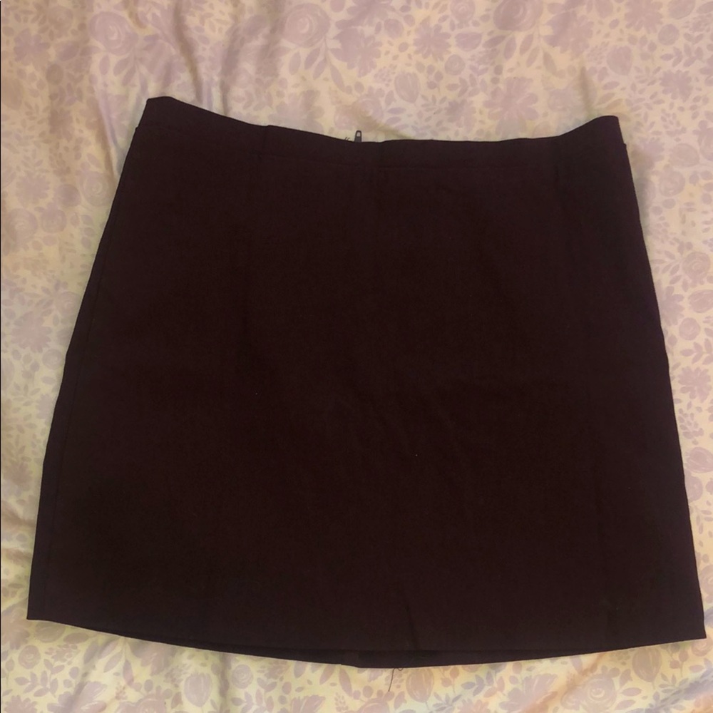 Classic Dark Brown Women's Mini Skirt